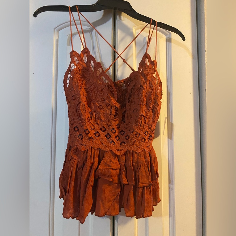 NWT Free People Large Adela tank